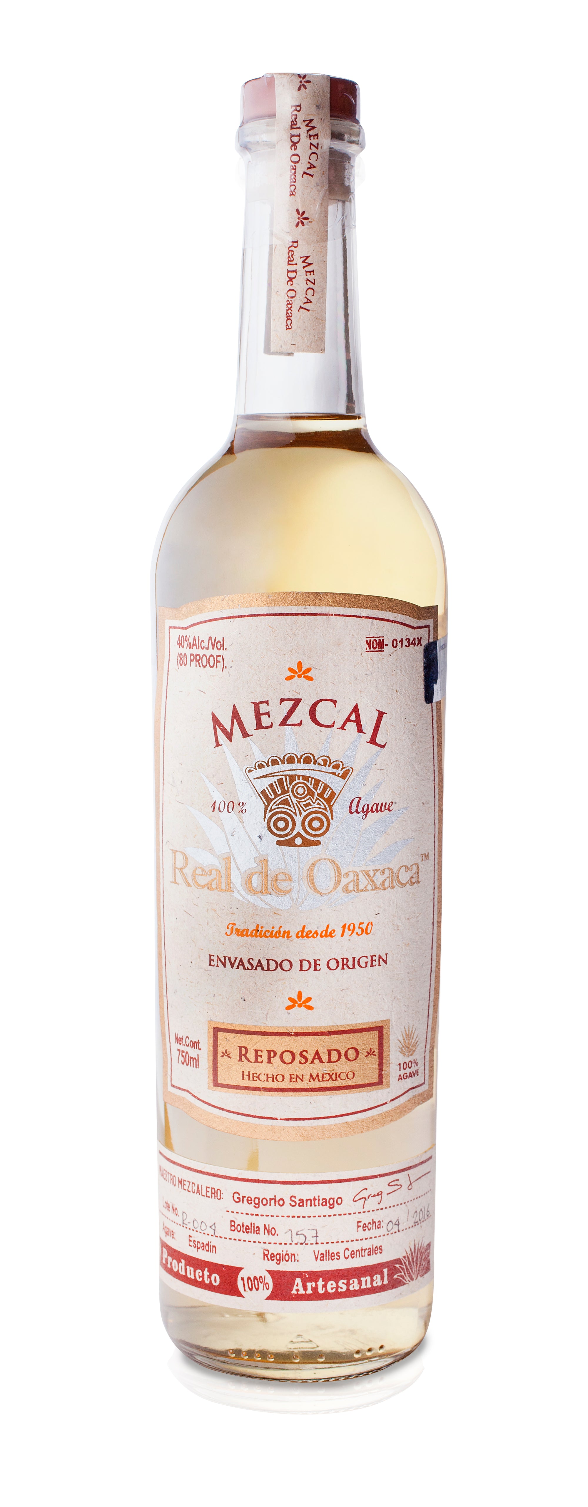 Mezcal Real De Oaxaca Reposado